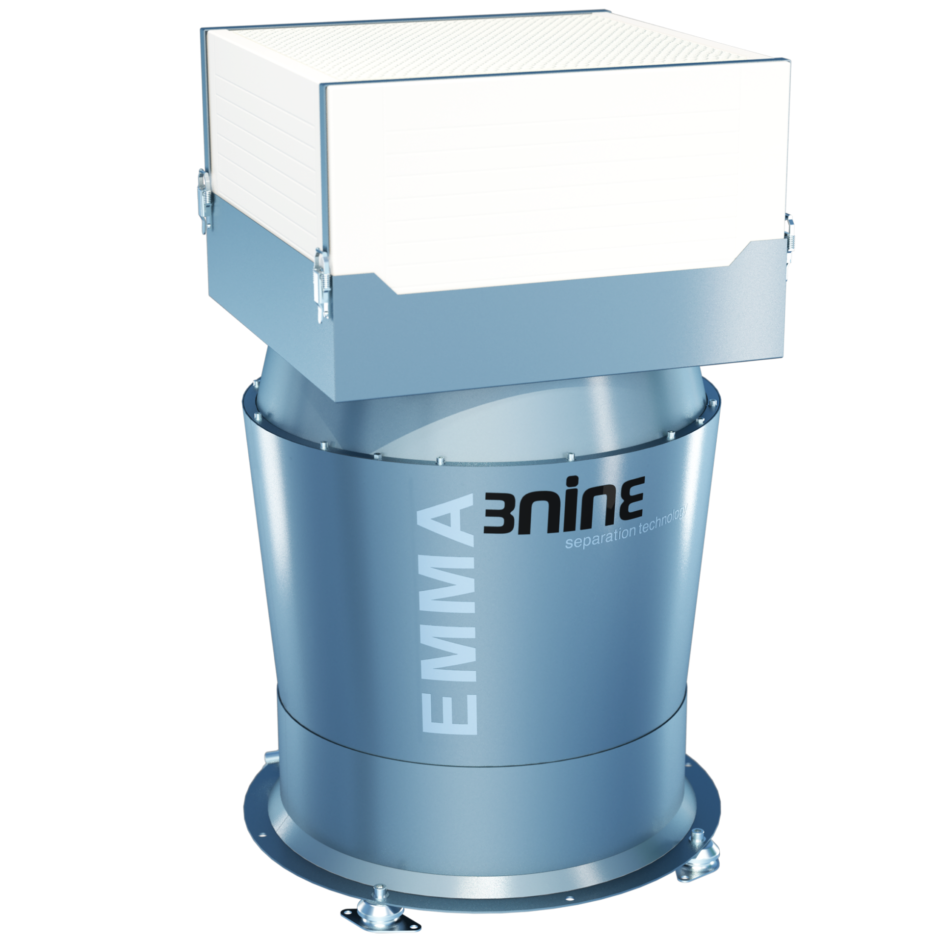 The oil mist eliminator Emma is the big sister in the 3nine BLUE LINE Series and was designed specifically for applications where a high air flow is essential, such as very large cabin or open machine tools.