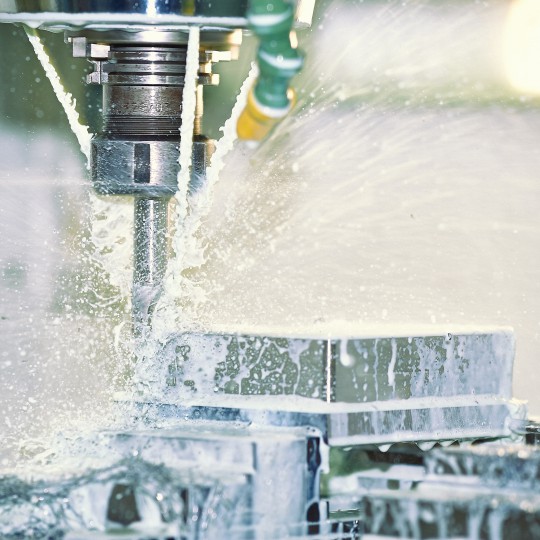 Oil smoke formed by cutting metal machining